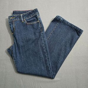 Talbots Signature Women 10P/30 Bootcut Mid Rise Dark Wash Jeans